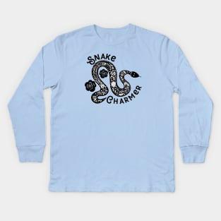 Snake Charmer Kids Long Sleeve T-Shirt